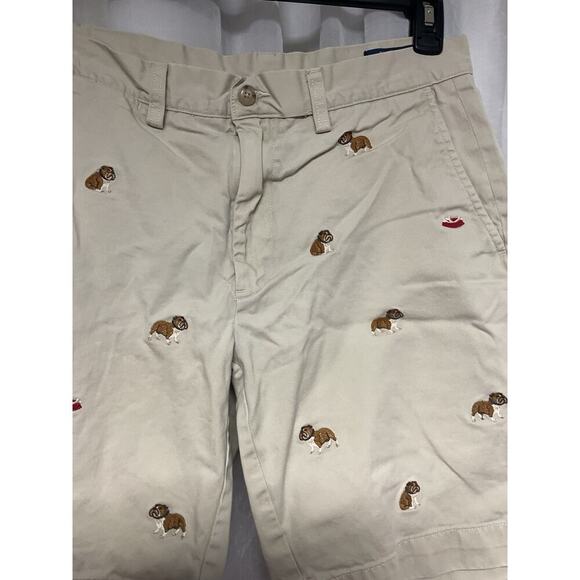 Polo Ralph Lauren Bulldog Embroidered Classic Fit Chino Short Mens Size 30 - Picture 2 of 11